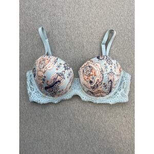 Victoria's Secret Bra Womens 32DD Dream Angels Lined Demi Push Up